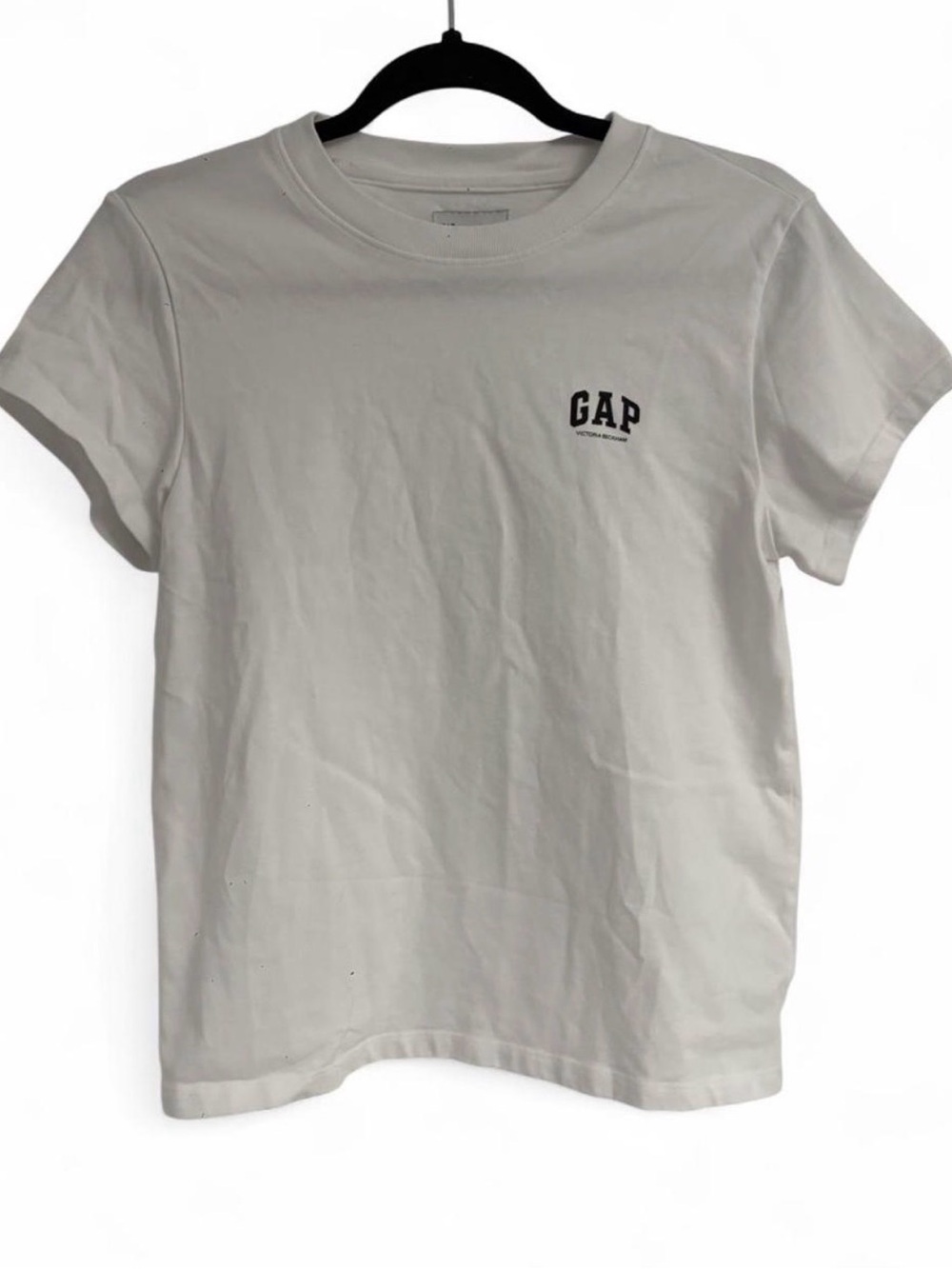 Victoria Beckham Short Sleeve Crew Tee in White. GAP